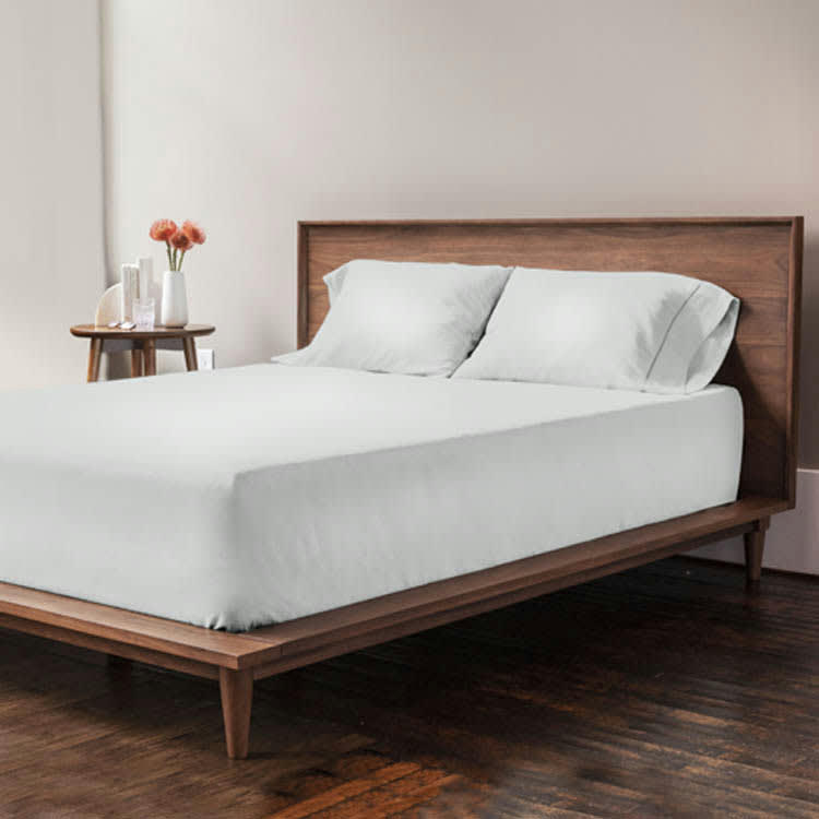 - Drap housse grand bonnet microfibre Gris 180x200 cm