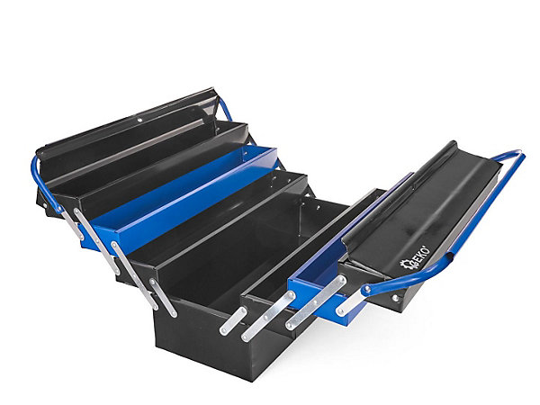 Coffre À Outils Métallique À 7 Tiroirs Portable Et Compact