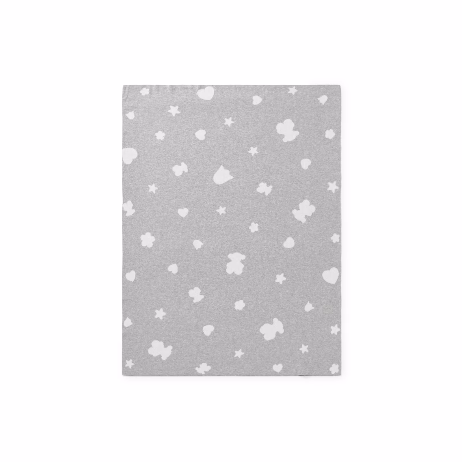 Manta de bebé reversible Nilo gris