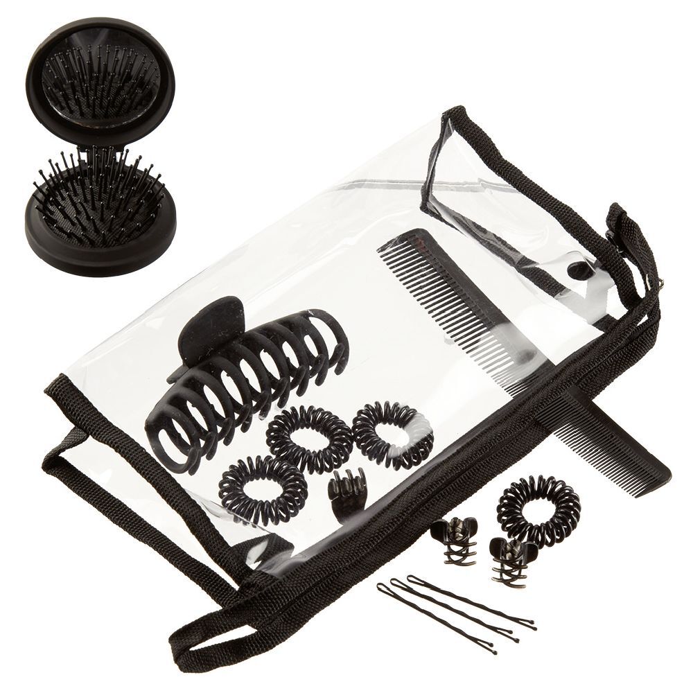 Pochette avec accessoires cheveux femme