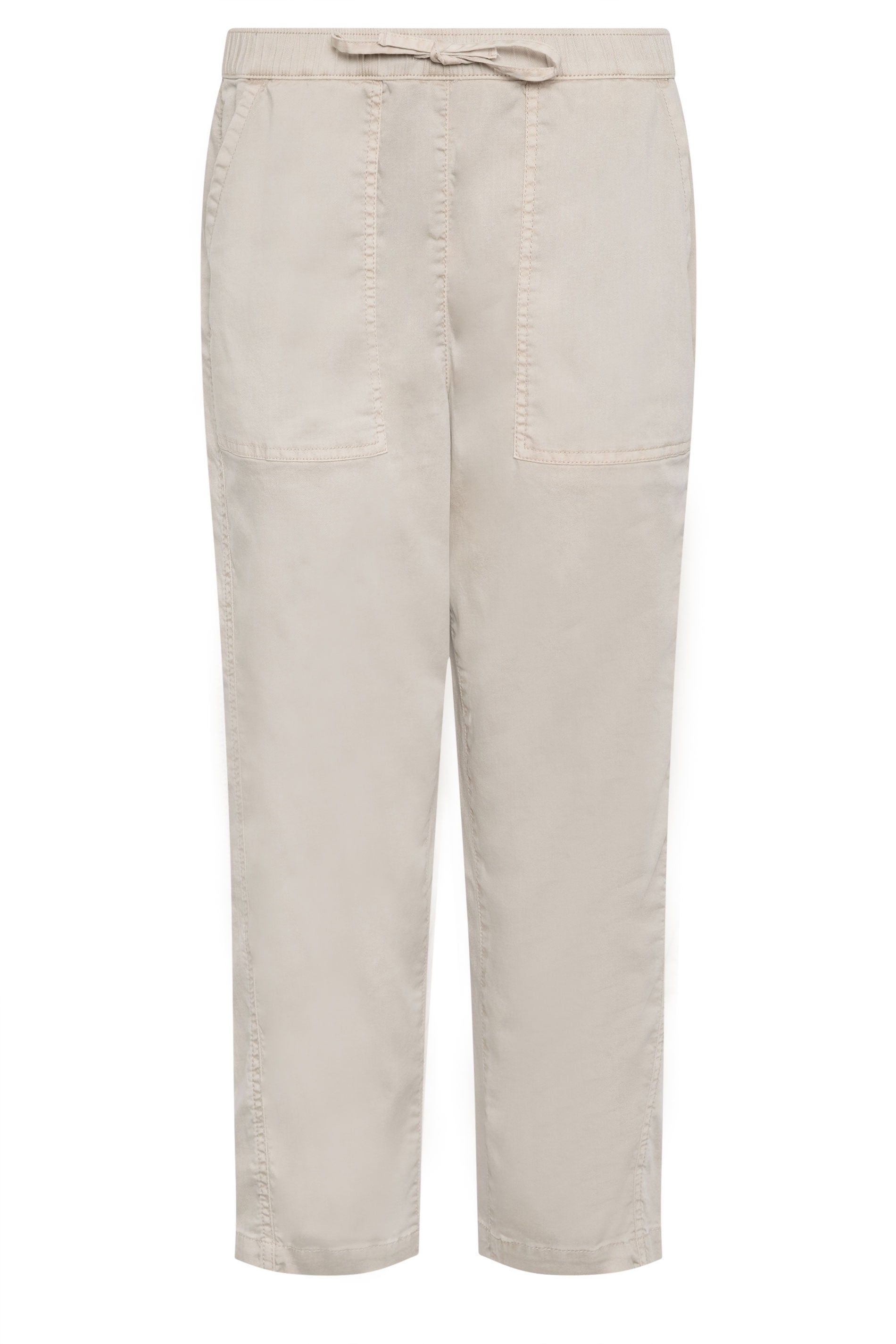 M&Co Tie Waist Barrel Trousers