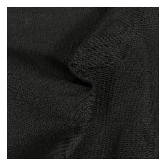 Black Jinke Cloth Fabric by the Metre