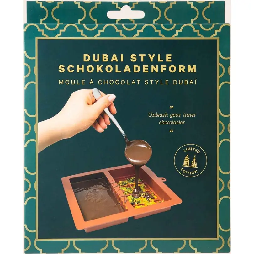 Silikonform Dubai Schokolade