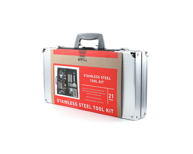 Pro Grill 22 Piece Toolset with Case