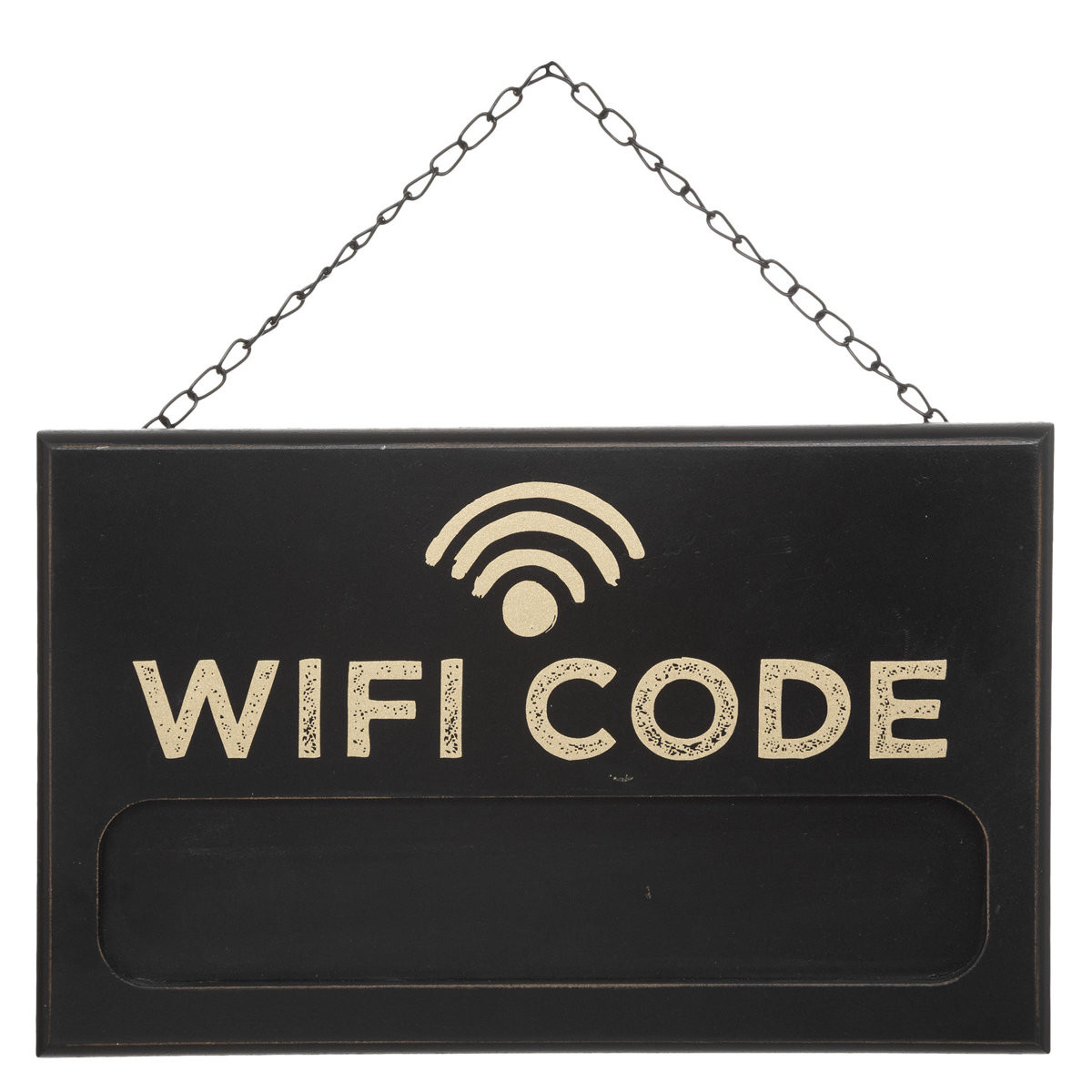 Tablica kredowa czarna WIFI CODE, 35 x 22 cm