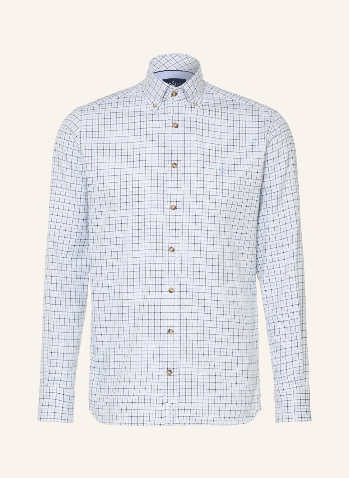 HACKETT LONDON Flanellhemd Tailored Fit