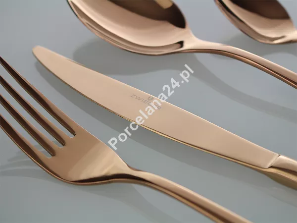 Komplet sztućców 24 cz. na 6 osób Zwieger - Vesper Coppery 1Z.VEC.K24