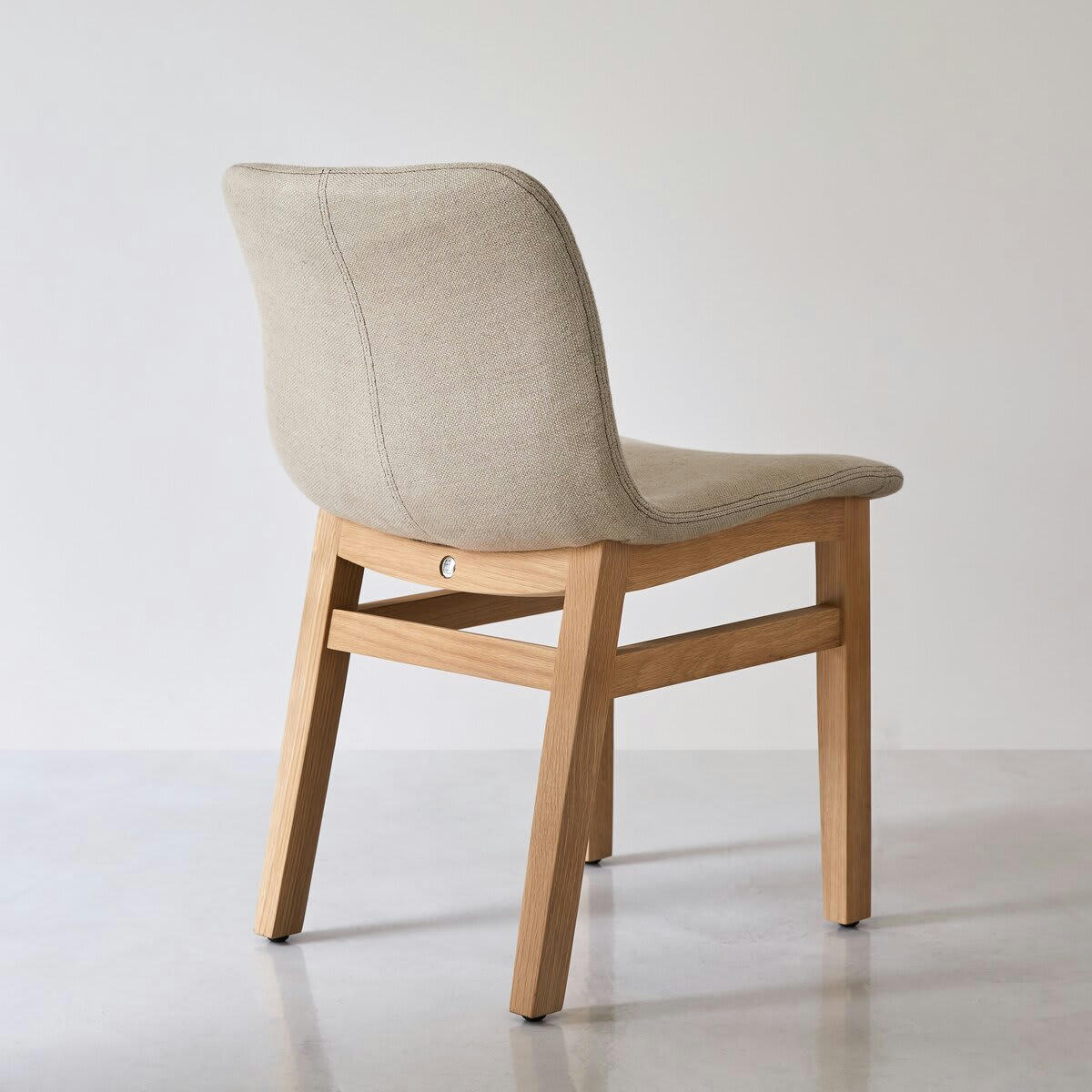 COCOON - Chaise linen en chêne massif