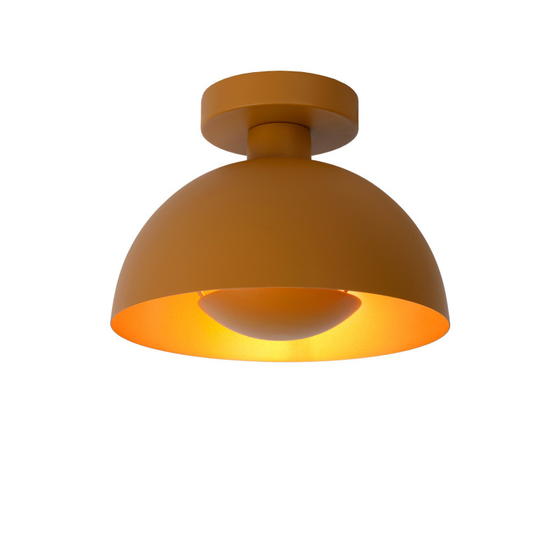 Plafonnier Siemon ocre Ø 25 cm E27 40 W LUCIDE