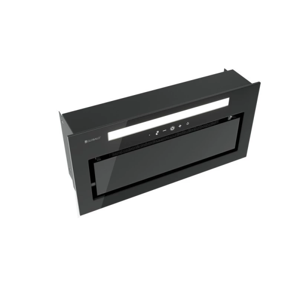 Okap podszafkowy GLOBALO SILENTIO 60.2 black (bez silnika) 565 m3/h