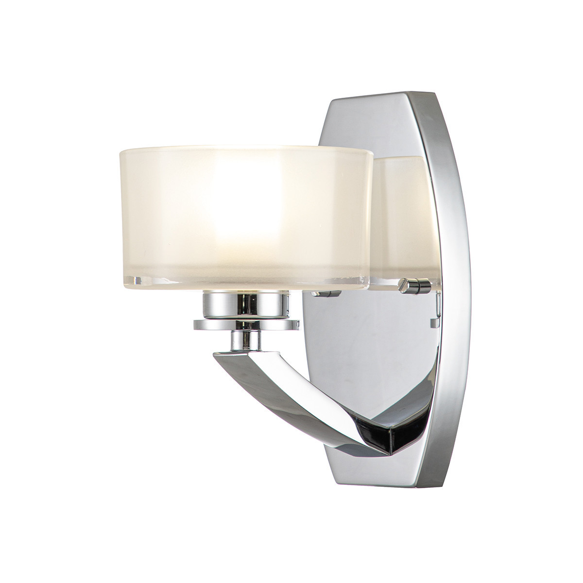 Kinkiet srebrny Meridian 1xG9x3W wym:20,3x12,7x16,5cm IP44 Hinkley