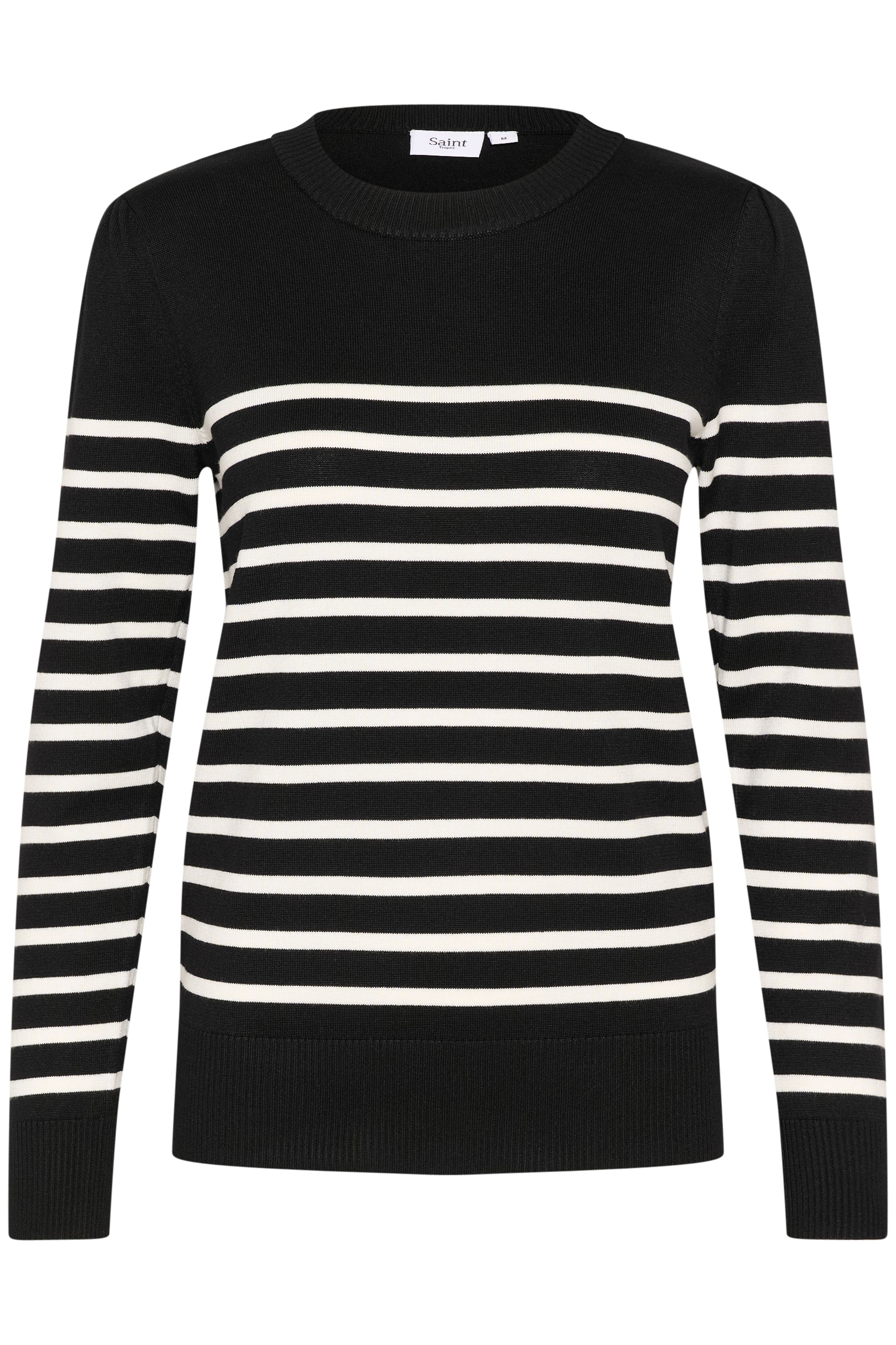 Saint Tropez MilaSZ Slim Fit Striped Jumper