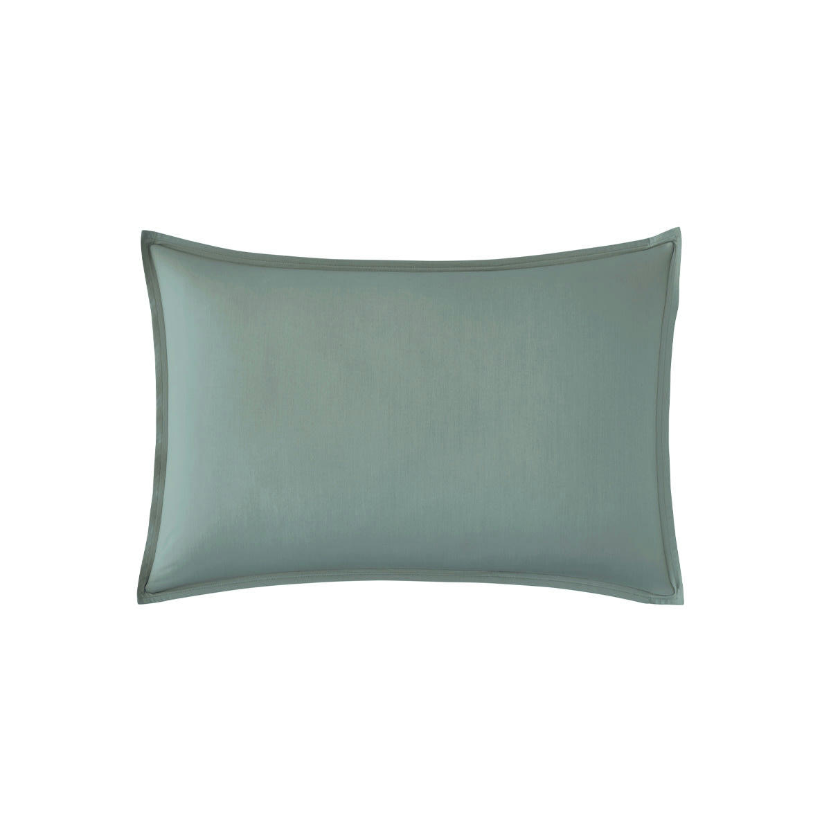 PREMIÈRE - Taie d'oreiller en percale de coton vert agave 50x70