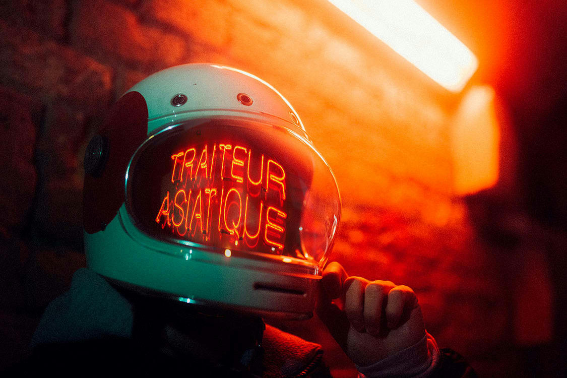 TRAITEUR ASIATIQUE - Photographie d'art d'Arnaud Moro 40x60 cm sur alu