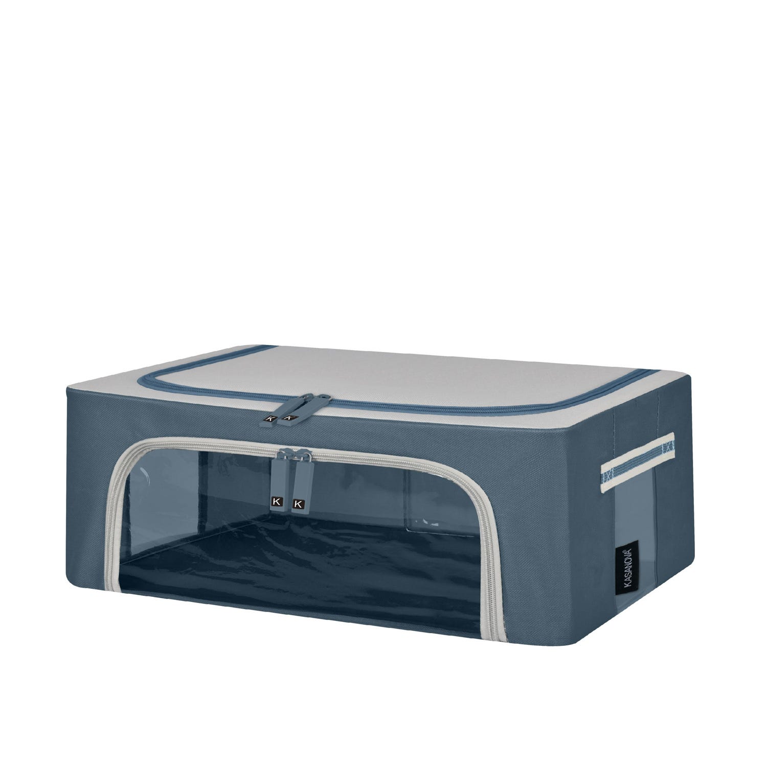 Scatola armadio 50x40x20 cm doppia cerniera blu