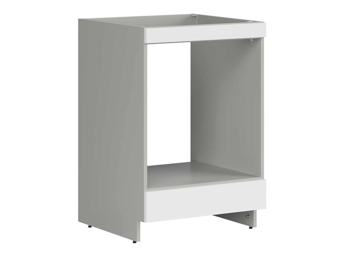 Szafka kuchenna pod zabudowę piekarnika Milino 60 cm cichy domyk biały alpejski