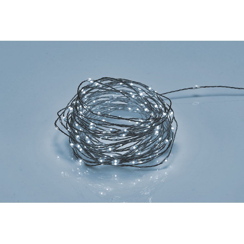 Guirlande lumineuse Solaire 400 microled Blanc froid 20 m