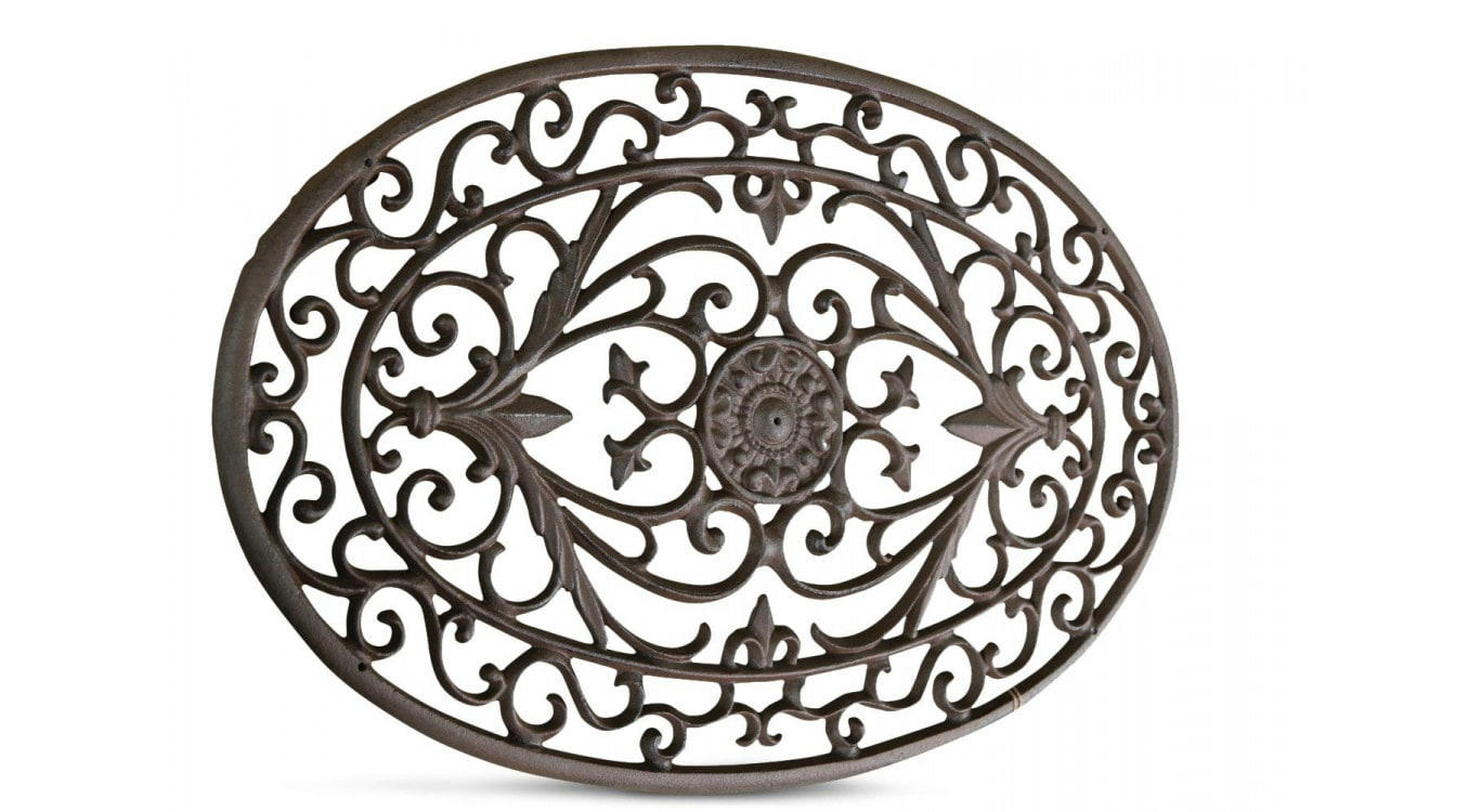 - Paillasson Lune Fonte Marron 61cm