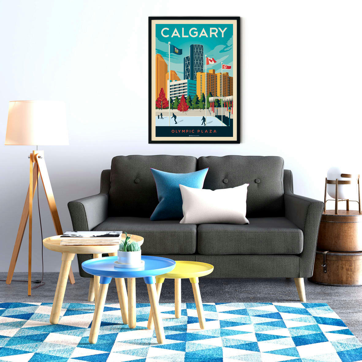 - Affiche Calgary  50x70 cm