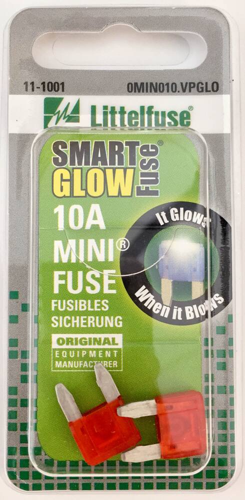 Littelfuse Mini GLOW Fuse, 2-pk