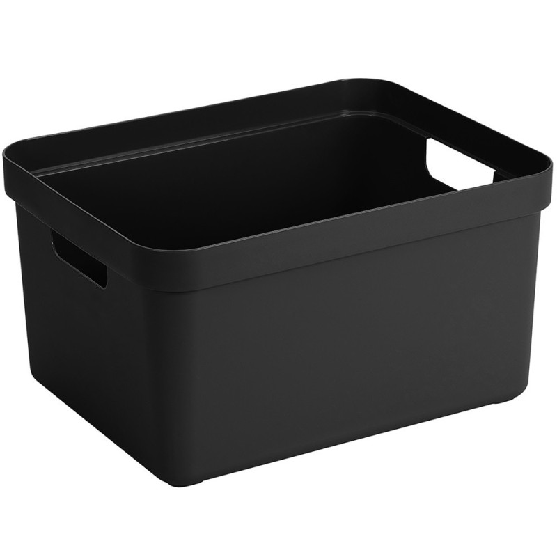 Box de rangement Sigma Home noir 32 L SUNWARE