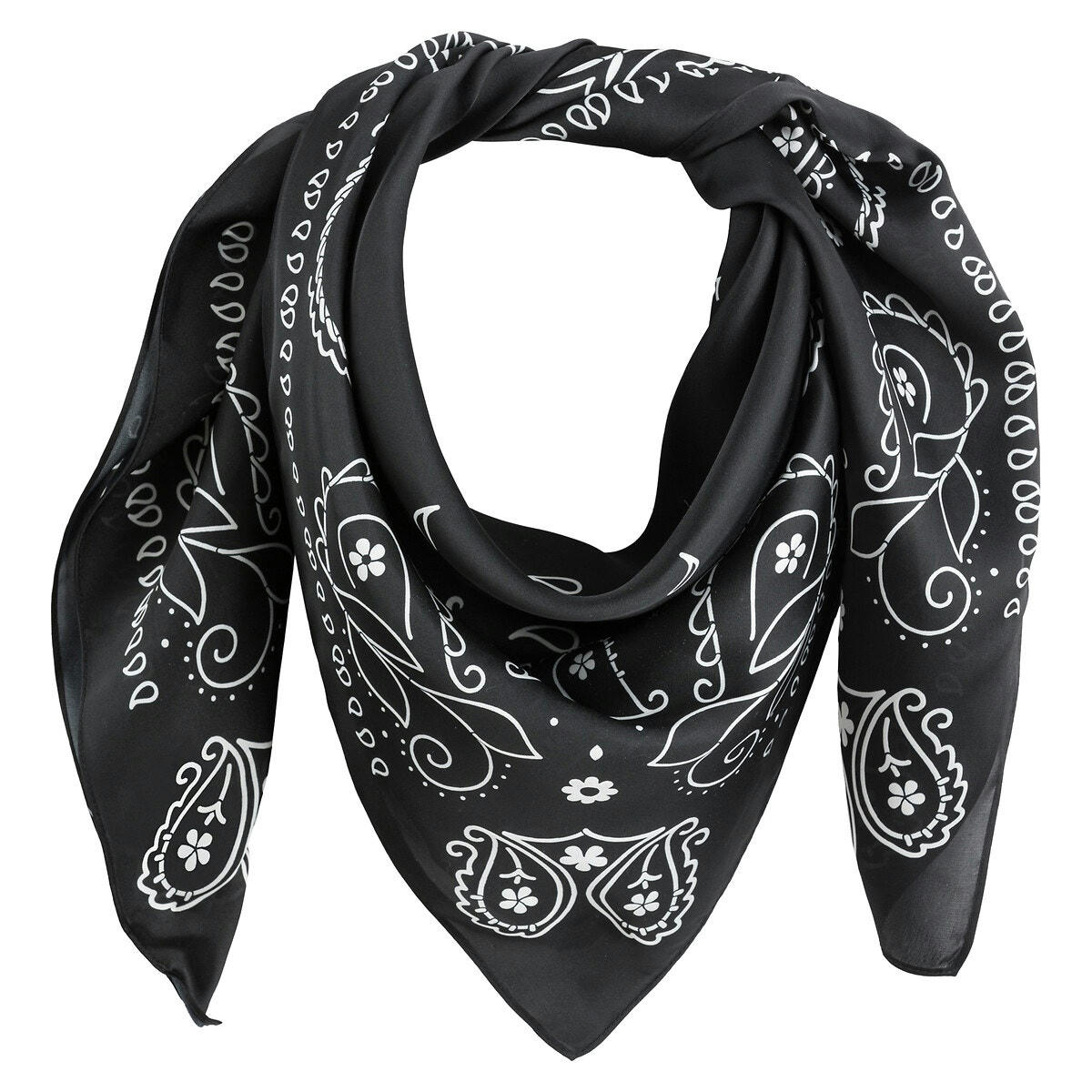 Foulard imprimé style bandana