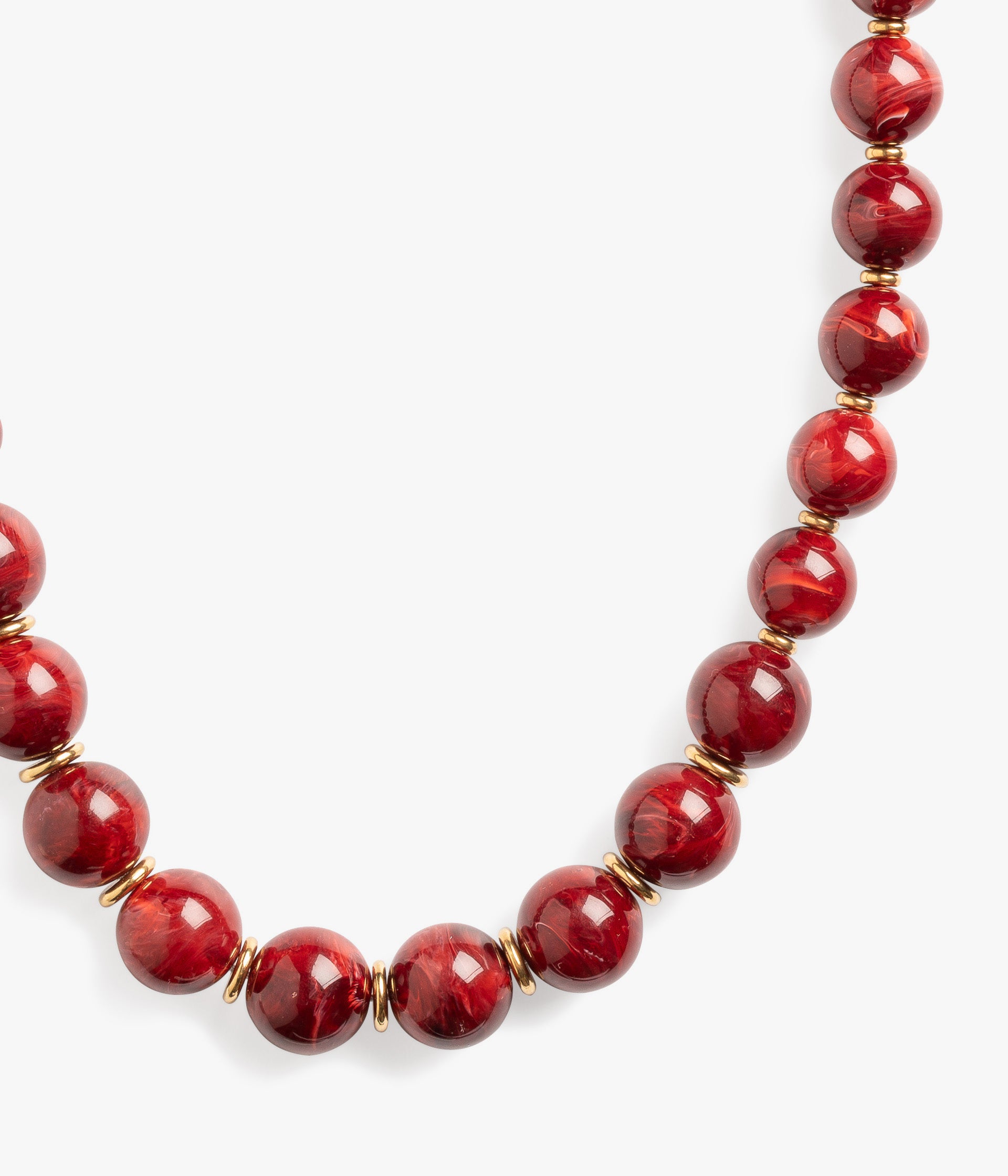 Collier Loane coquelicot