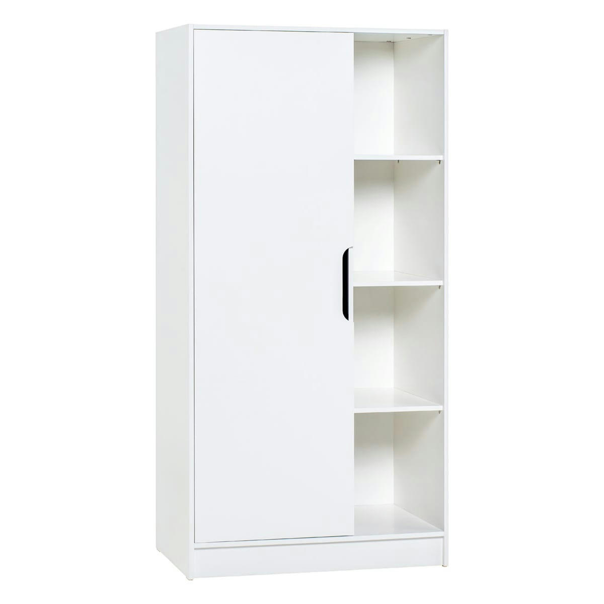MAXIM - Armoire 1 porte blanc