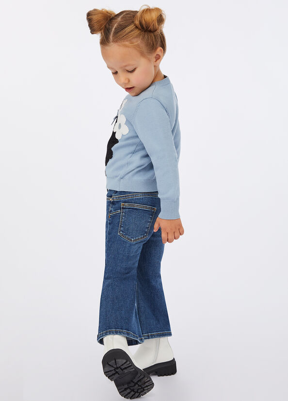 Jeans flare in cotone