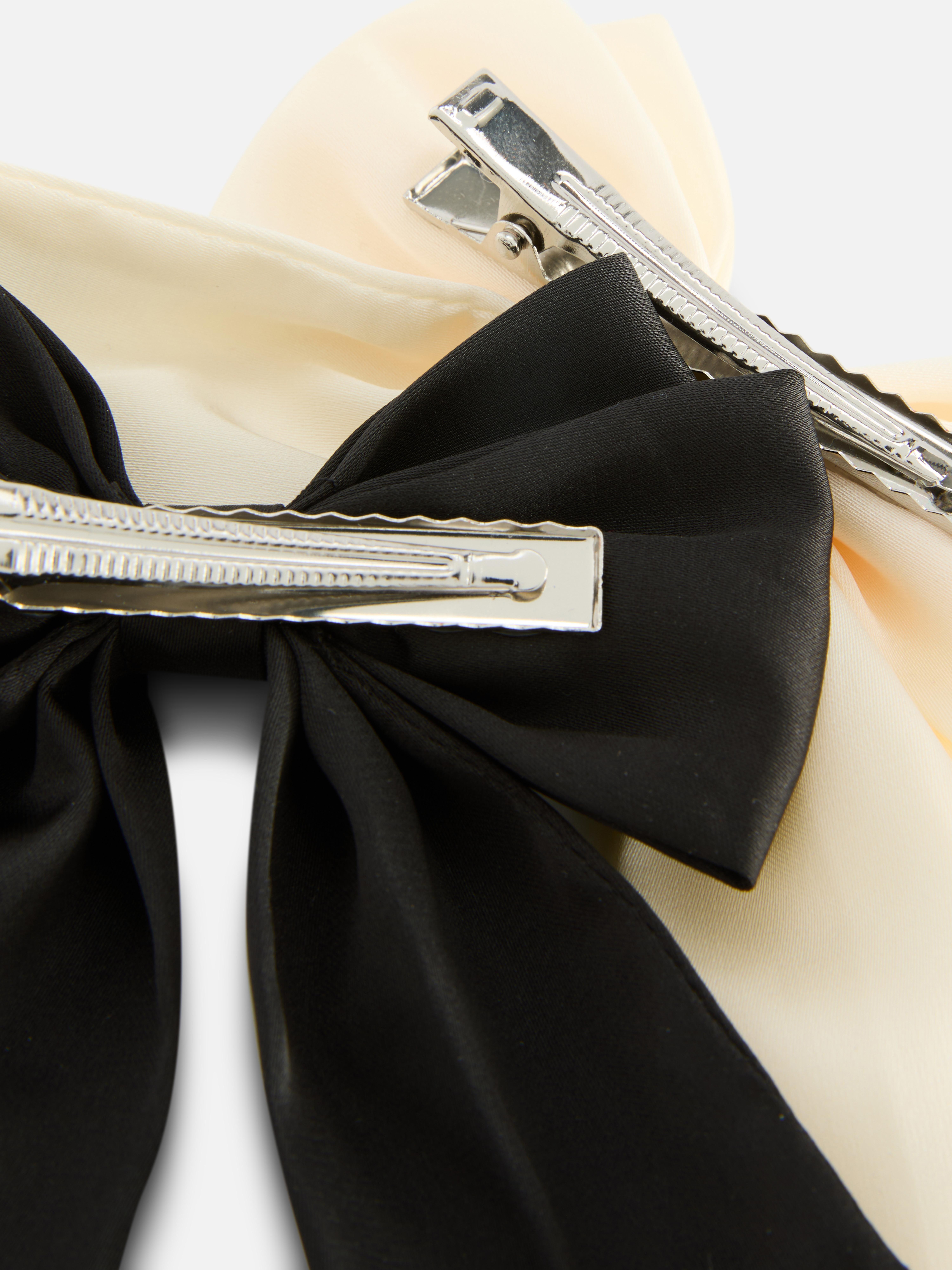 2-Pack Satin Bow Hair Clips