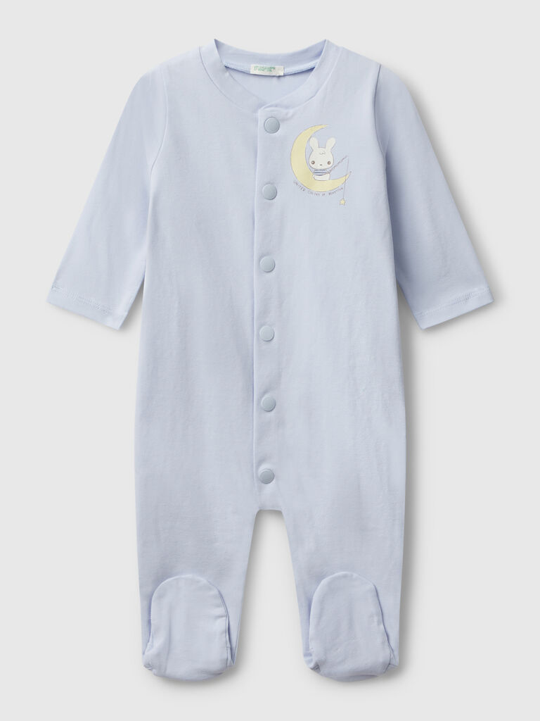 Onesie with bunny print