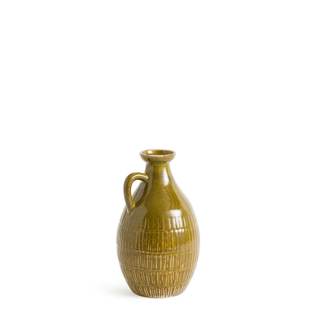 Vase amphore décoratif en faïence H29 cm, Elie