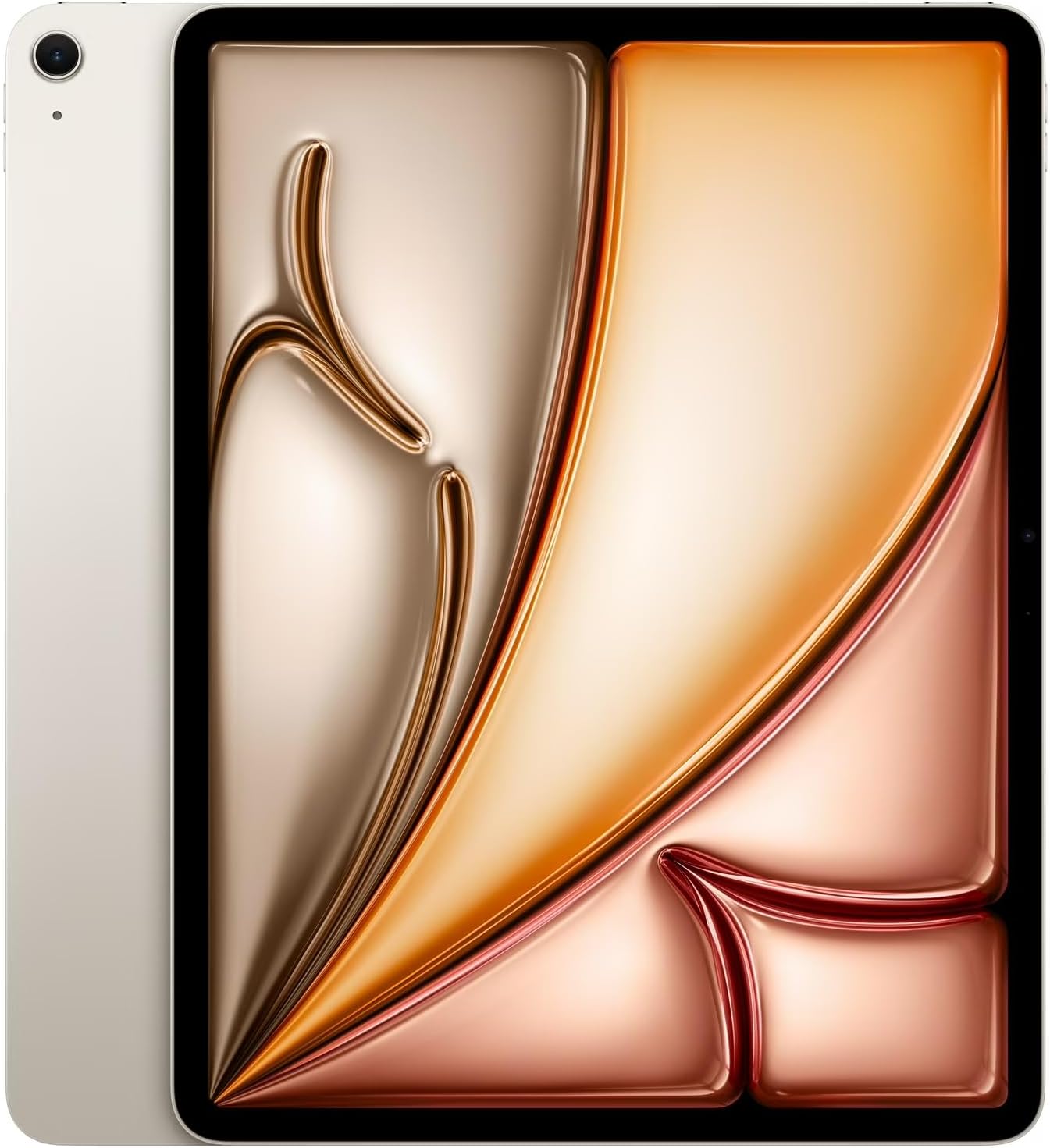 2025 Apple iPad Air with Apple M3 Chip (13-inch  Wi-Fi + Cellular  256GB) - Starlight (Renewed Premium)