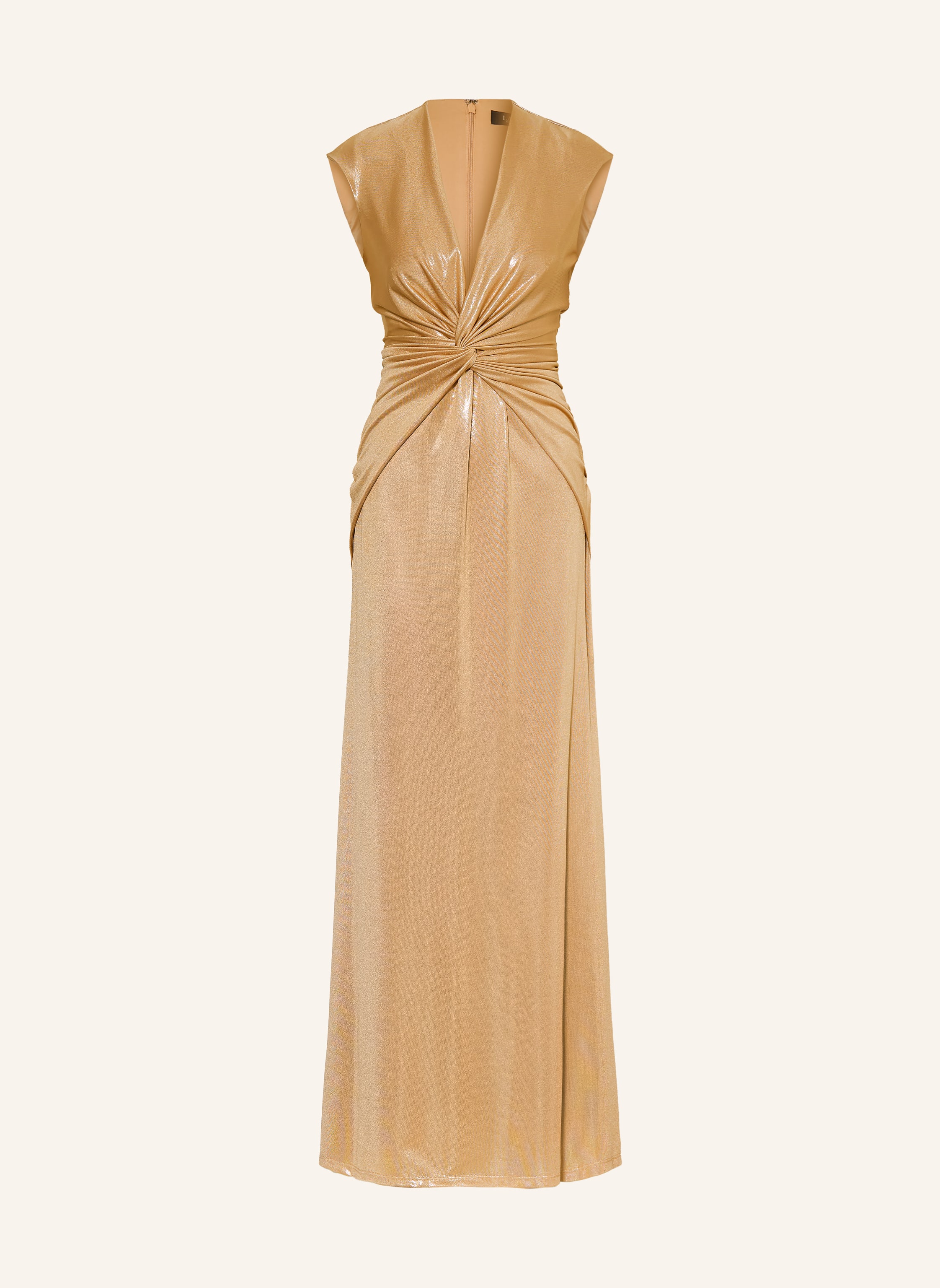 LAUREN RALPH LAUREN Abendkleid aus Jersey mit Glitzergarn
