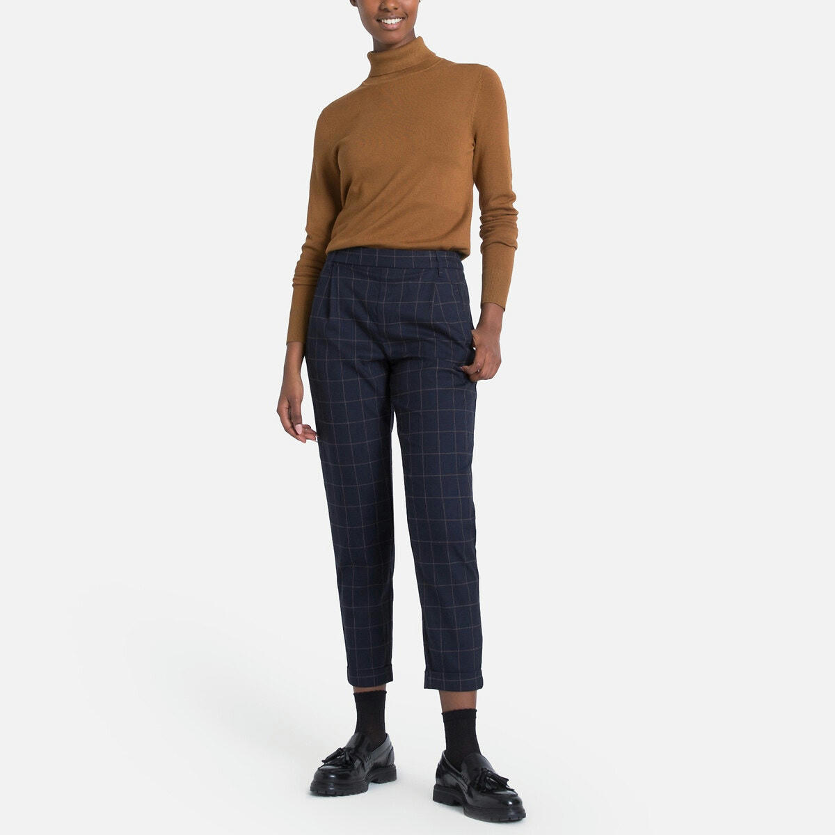 Pantalon à carreaux