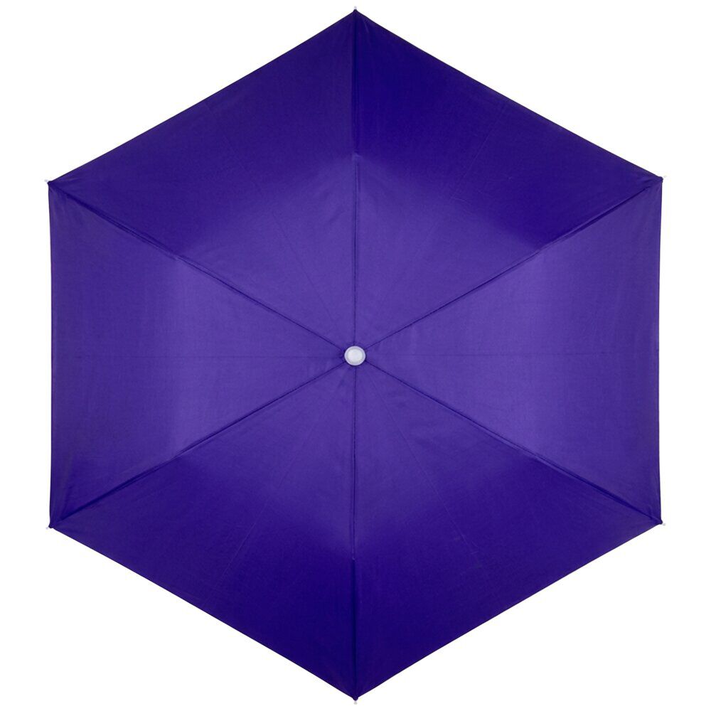 Parasol de plage UPF 50  toile colorée Ø140xH175cm (2 modèles bleu ou jaune)
