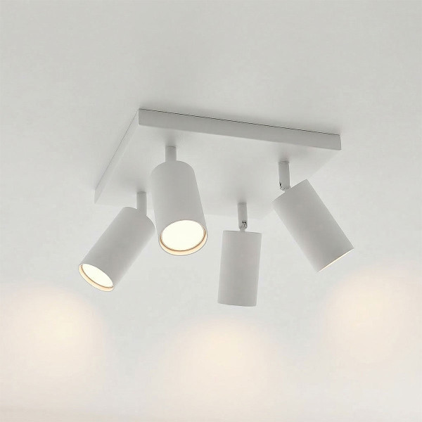 Lampa sufitowa Spoti SQ 4xGU10 biała