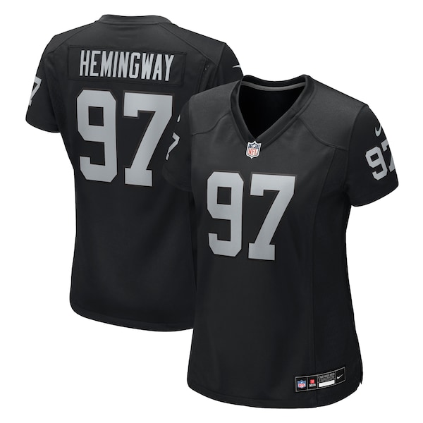 Tonka Hemingway Las Vegas Raiders Nike Women's Team Game Jersey -  Black