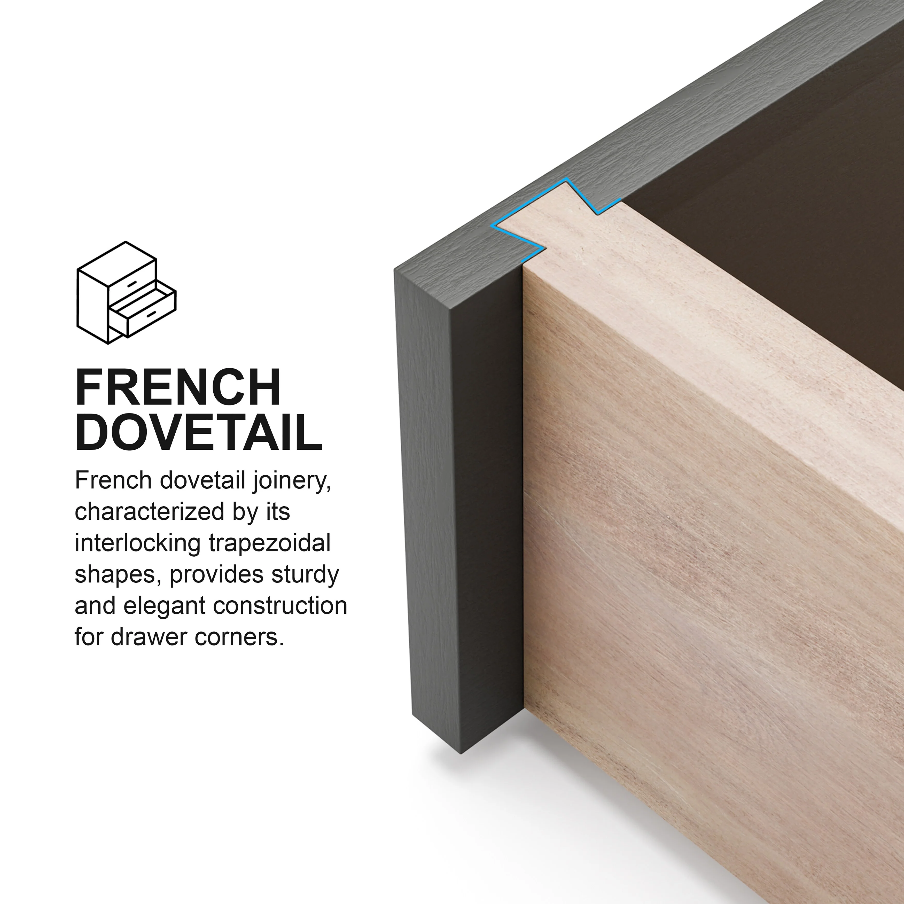 Furniture of America Lindsey Traditional White Wood 5-Drawer Chest