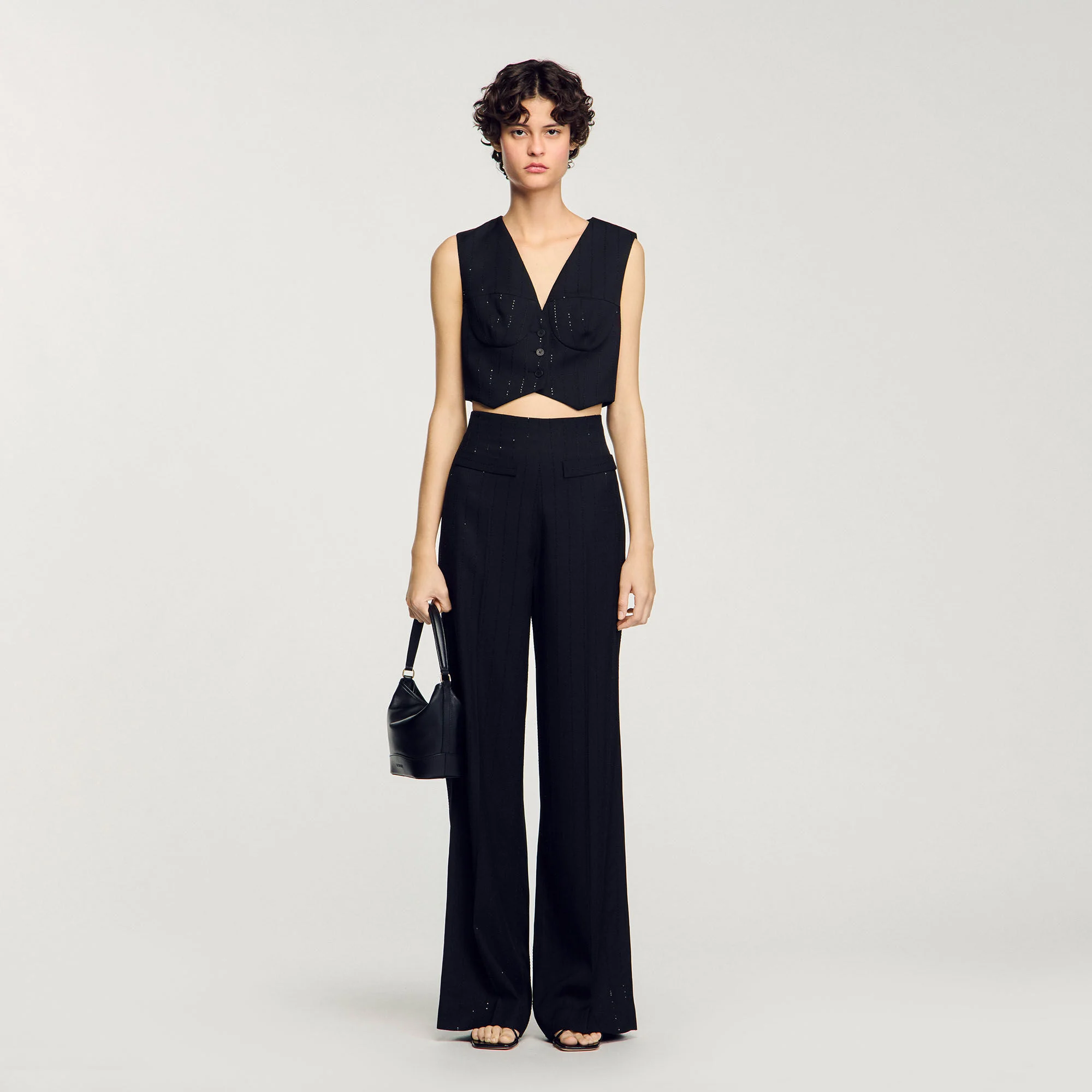Pantalon de costume à sequins