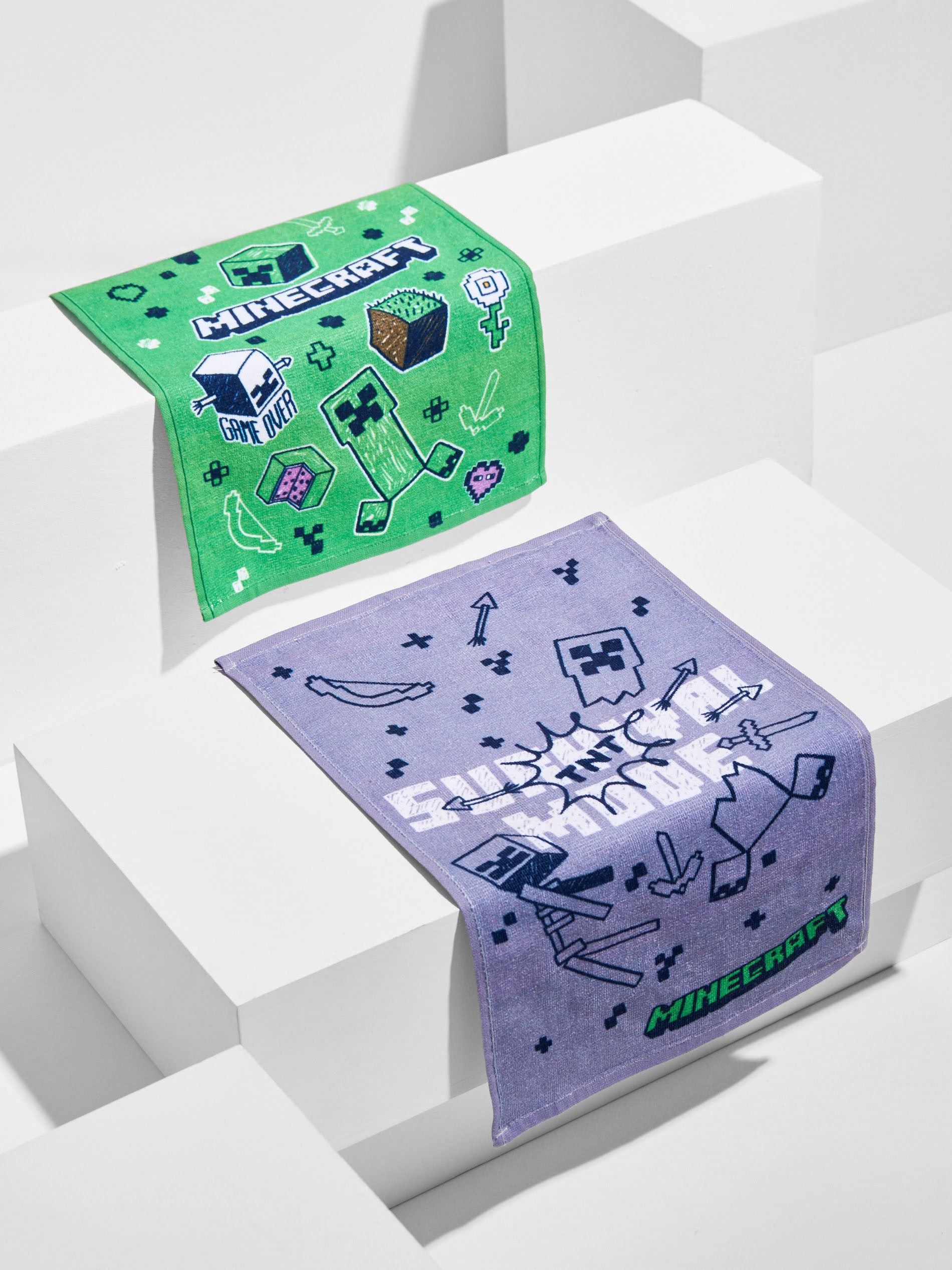 Ręczniki bawełniane 2 pack Minecraft