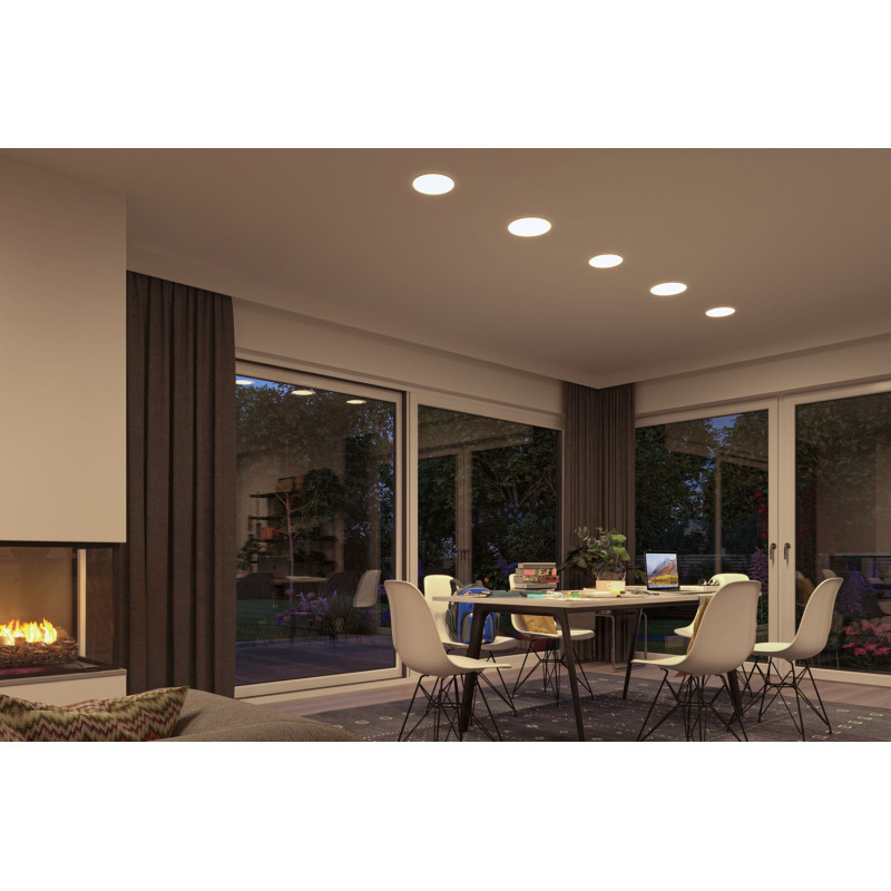 Panneau LED Veluna VariFit blanc neutre Ø 7,5 cm 550 lm 4,5 W PAULMANN