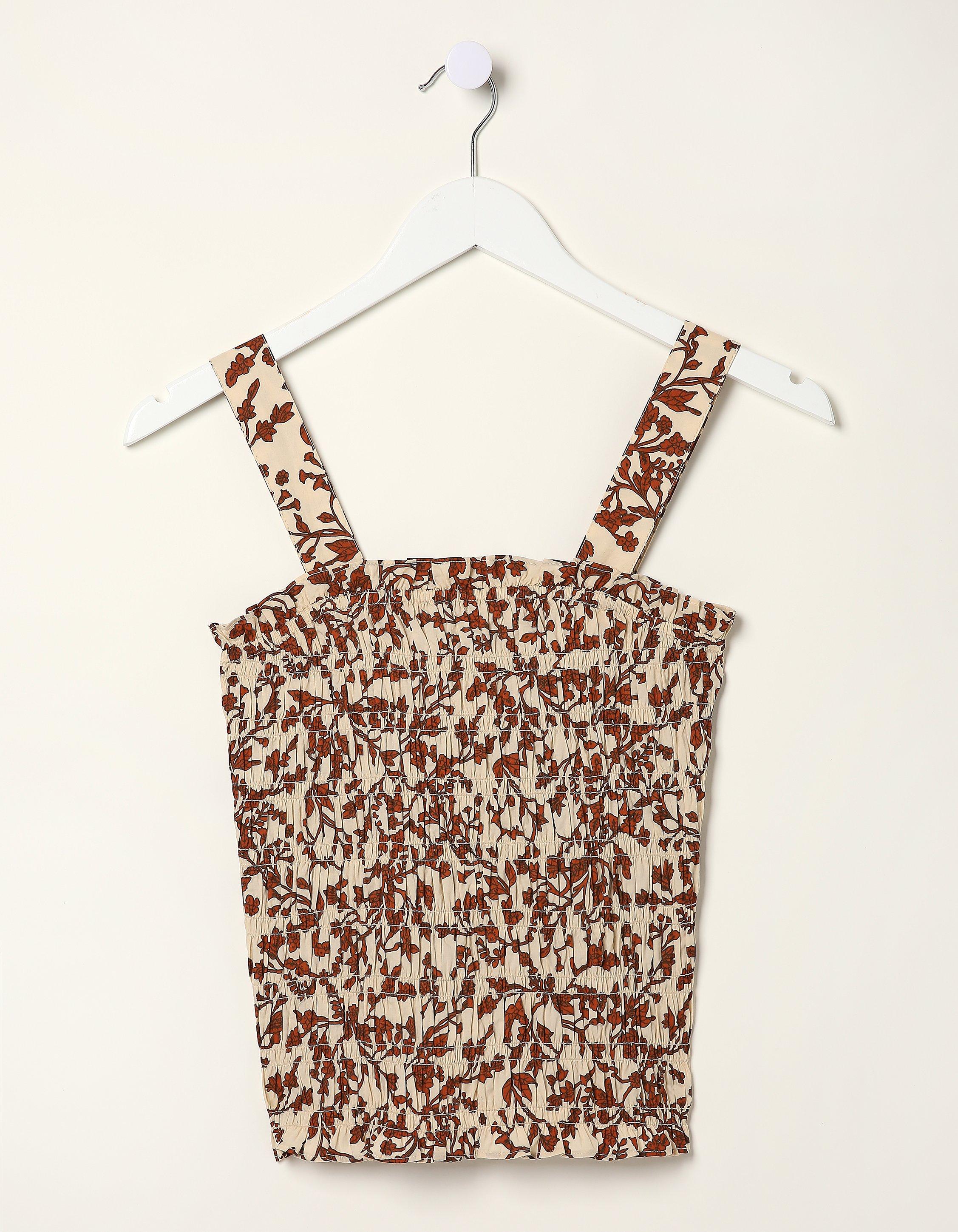 Oran Floral Smocked Cami Top