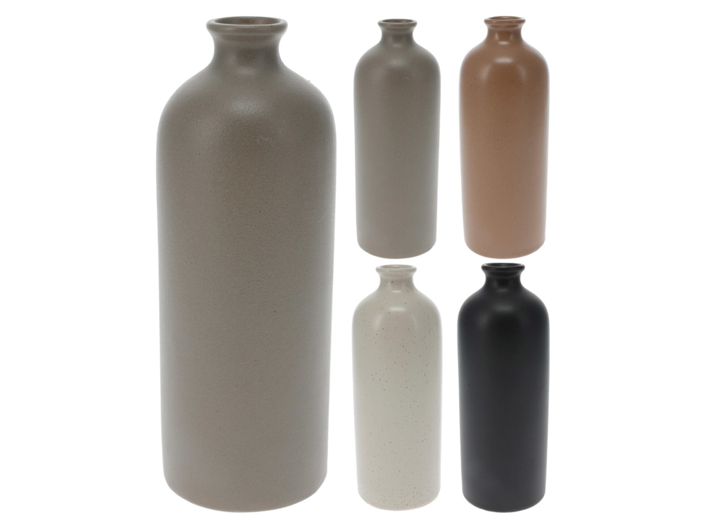 Wazon ceramiczny 19 cm mix kolorów