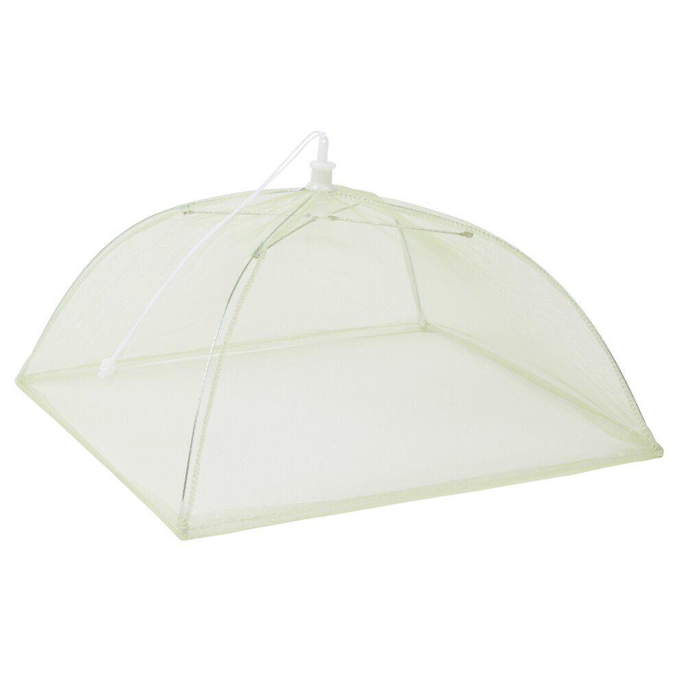 Cloche alimentaire pliable maille fine 32x32xH20cm (2 modèles jaune ou vert)