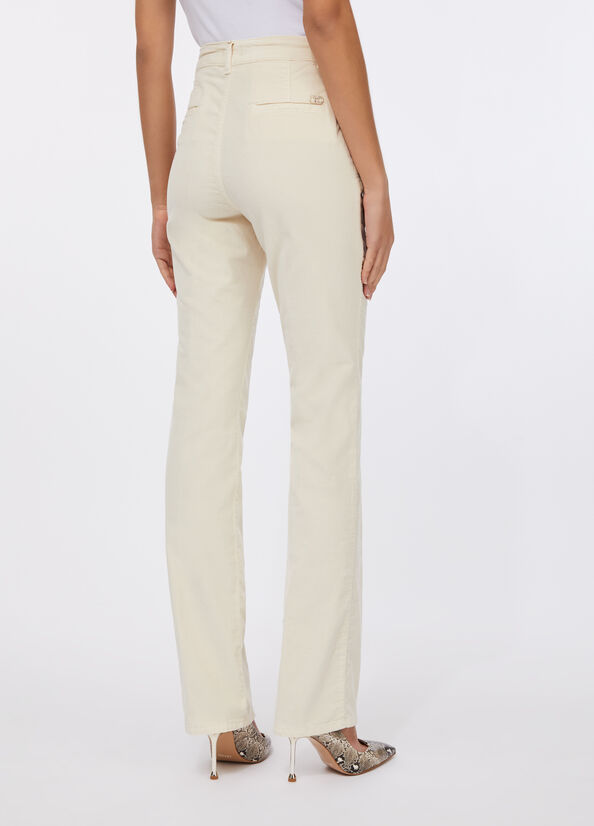Pantaloni bootcut in velluto