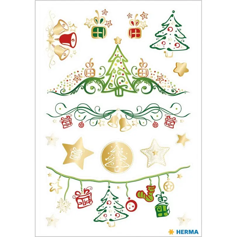 Sticker 15-teilig Weihnachtsträume