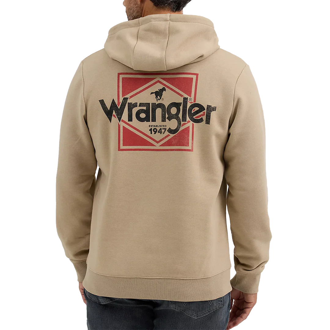 Мужская толстовка Wrangler с классическим логотипом и графическим рисунком