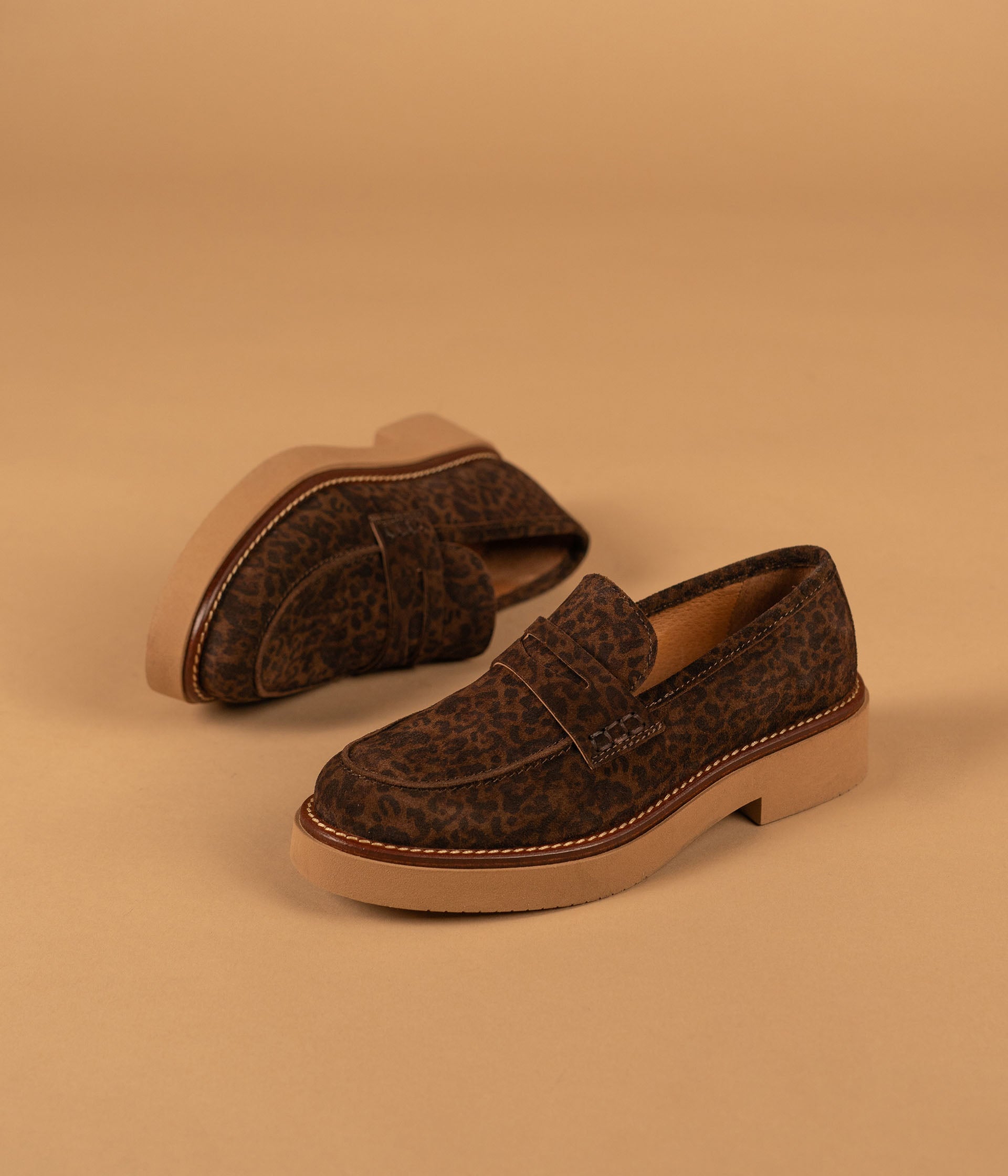 Mocassin Artiste léopard