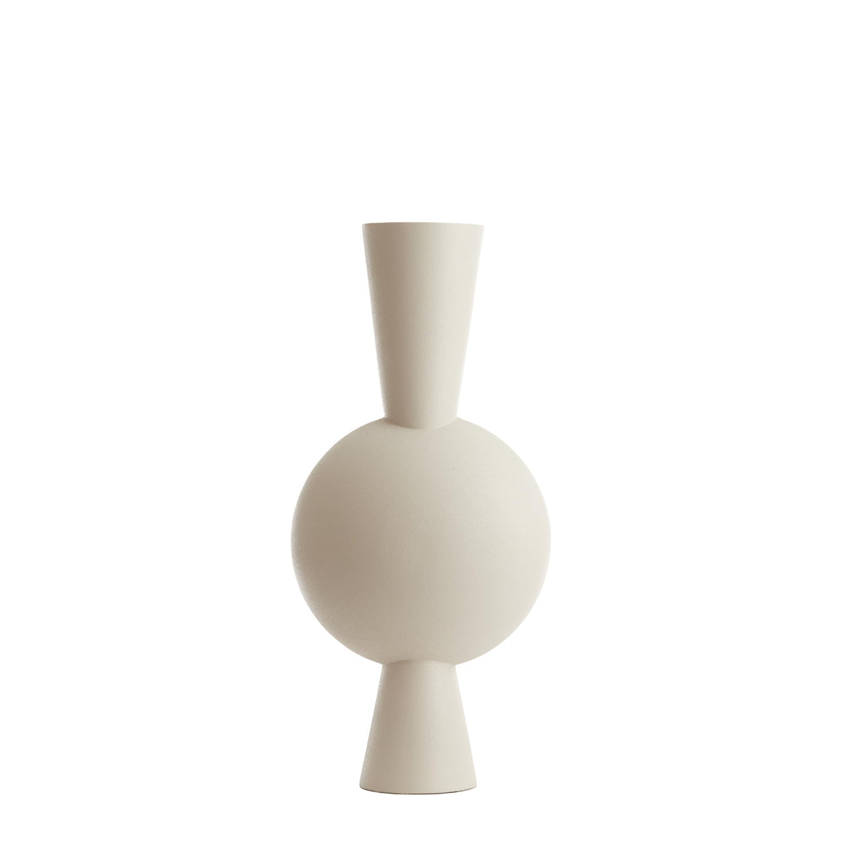 Light & Living vaas Kavandu - wit - 37.5x22x81cm